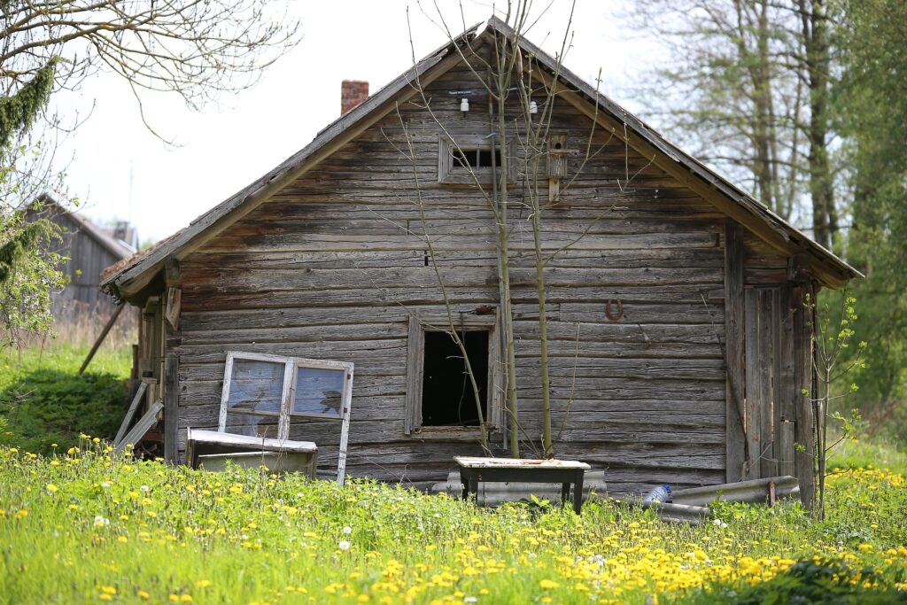 Abandoned bohemian house